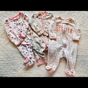3 Footie Sleepers